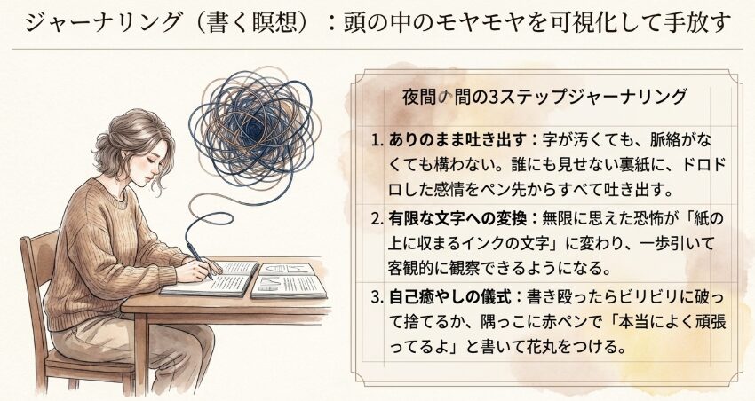 辛い気持ちをノートに書き出す効果