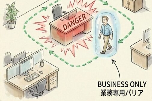 必要以上の会話を避けて物理的な距離を取る