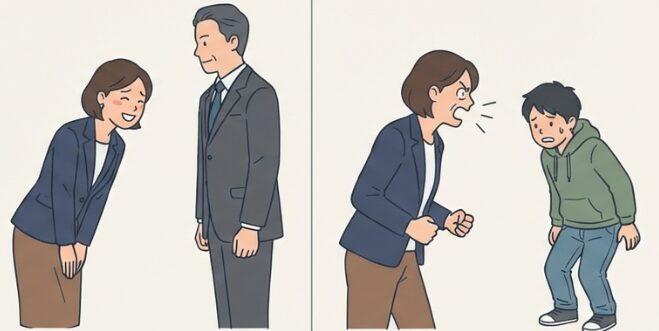 相手によって態度をコロコロ変える不誠実さ