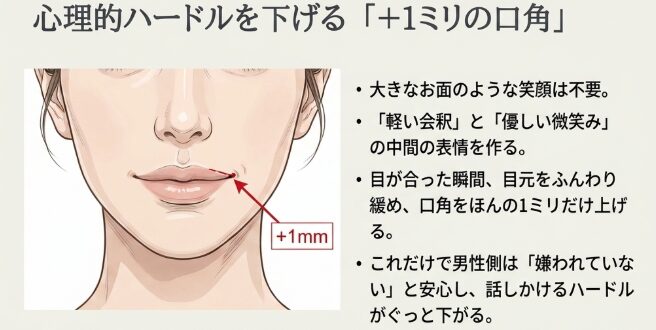相手に好意がある場合に試したい微笑みのテクニック
