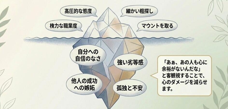 相手の欠点を見つけることで安心したい心理