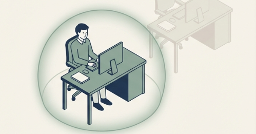 自分の仕事に集中して関わりを最小限にする