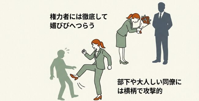 競争的で権力志向が強い傾向