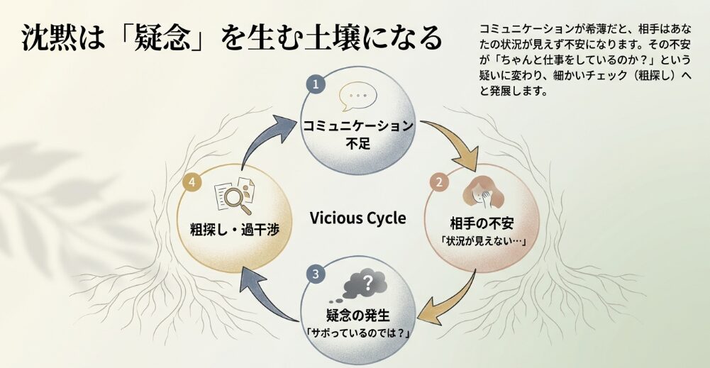 円滑なコミュニケーションができていない