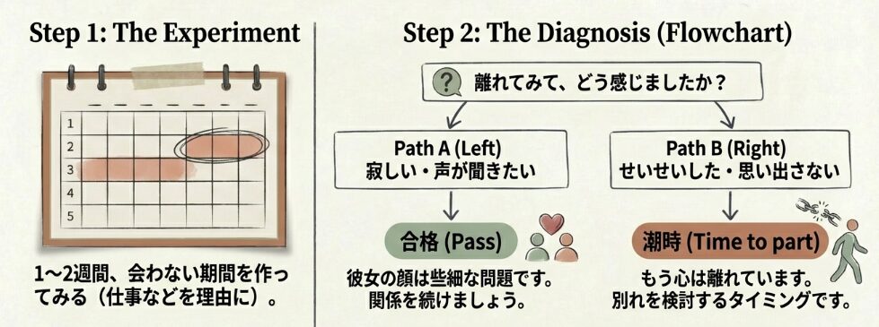 冷却期間を置いて大切さを実感する