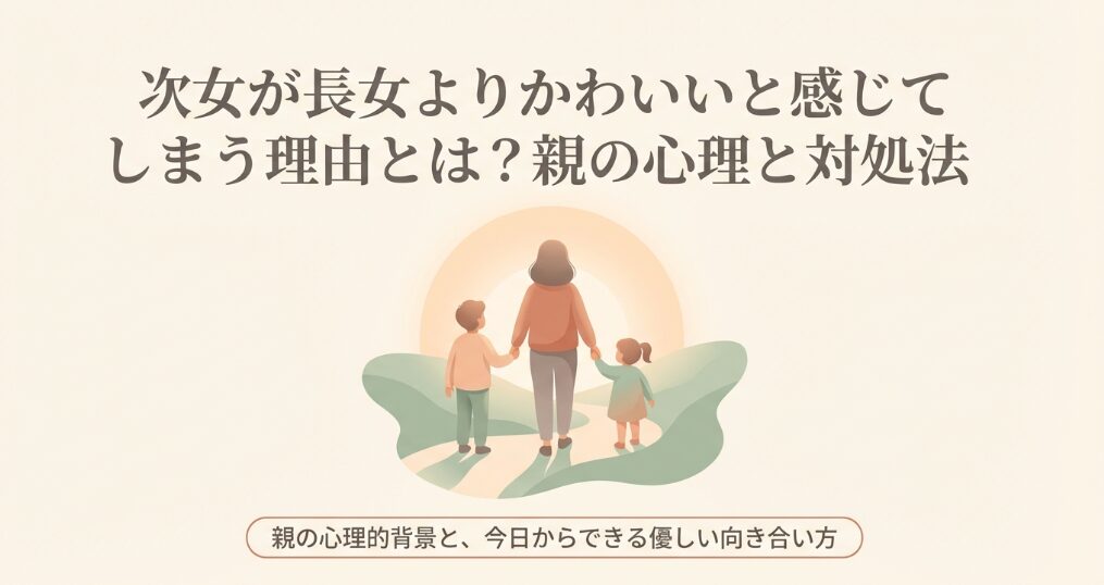 次女が長女よりかわいいと感じてしまう理由