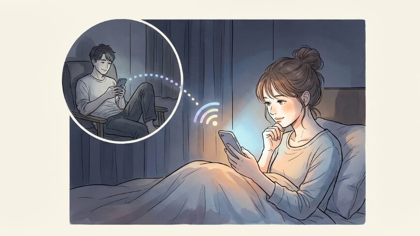 LINEで寂しいか聞いてくるのは脈あり？