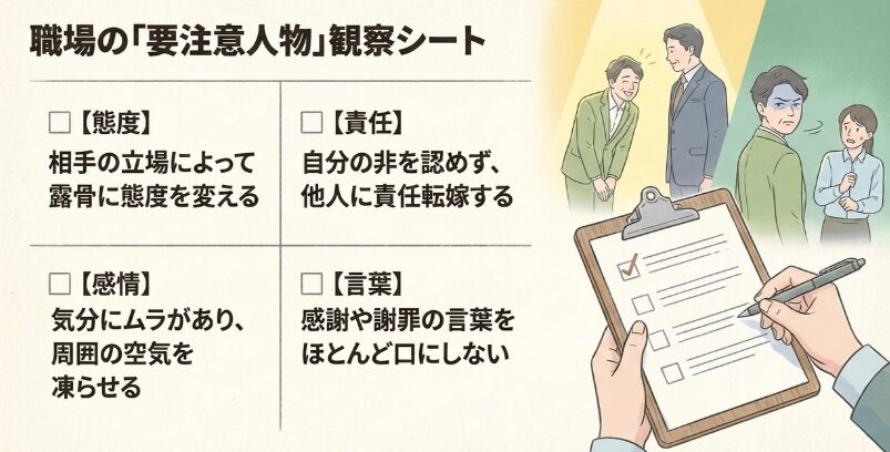 職場で人を雑に扱う人の特徴