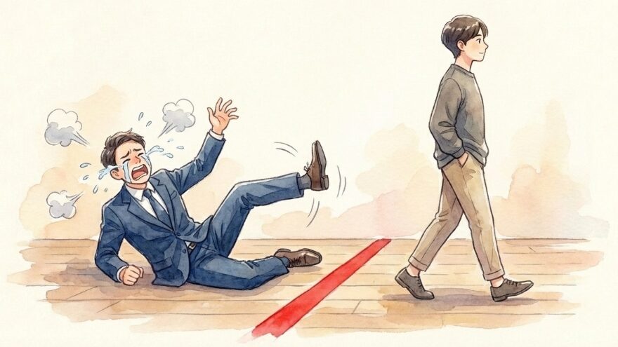 精神的に幼い大人の不機嫌との境界線の引き方