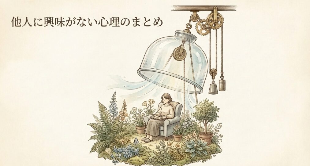 他人に興味がない心理のまとめ