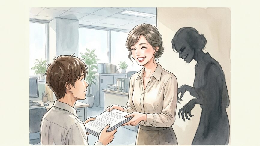 職場で遭遇する優しい人の裏の顔とは