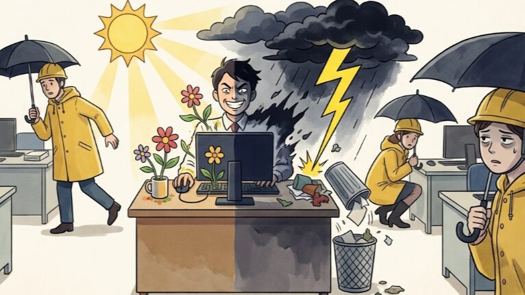 感情の起伏が激しく周りを振り回す