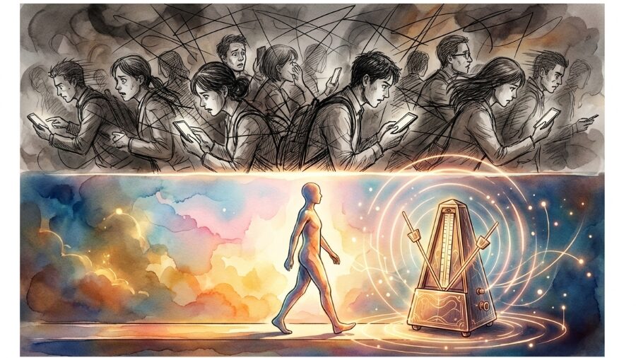 他人の目を気にせず自分のペースを貫く強さ