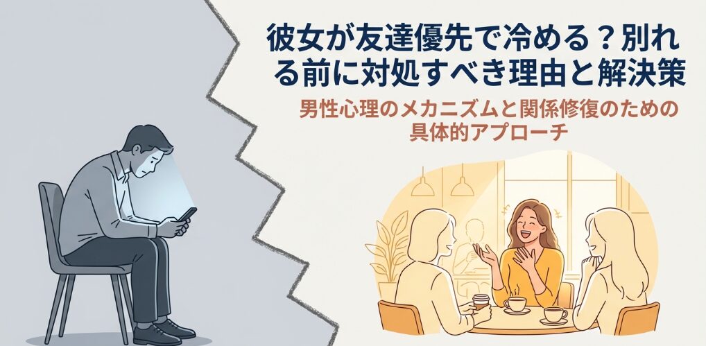 彼女が友達優先で冷める？