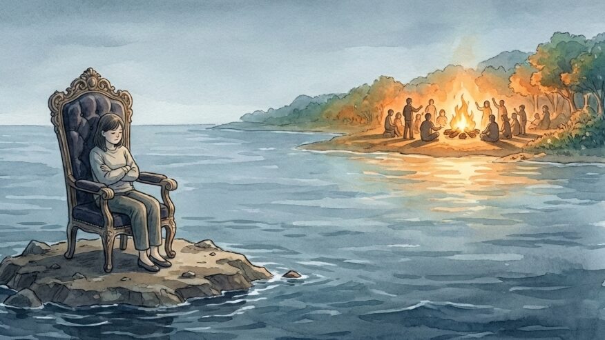 孤立する悲しい末路