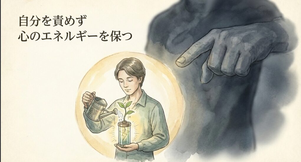 自分を責めず心のエネルギーを保つ