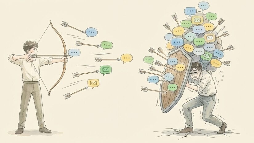 追撃LINEは逆効果になりやすい