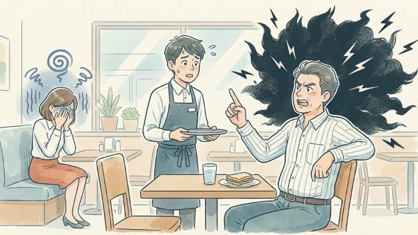 店員や後輩への態度が横柄で怖い