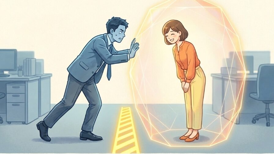 挨拶だけのドライな関係を築く方法