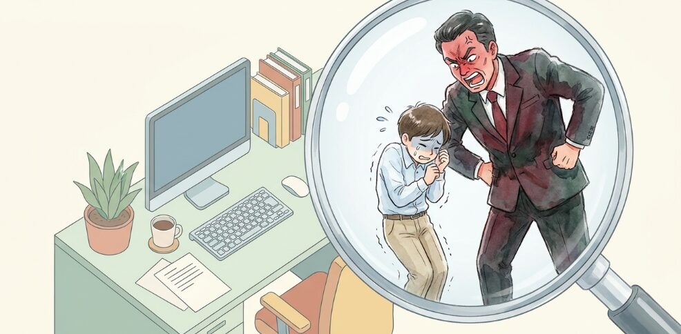 職場で見るモラハラする人の心理と特徴