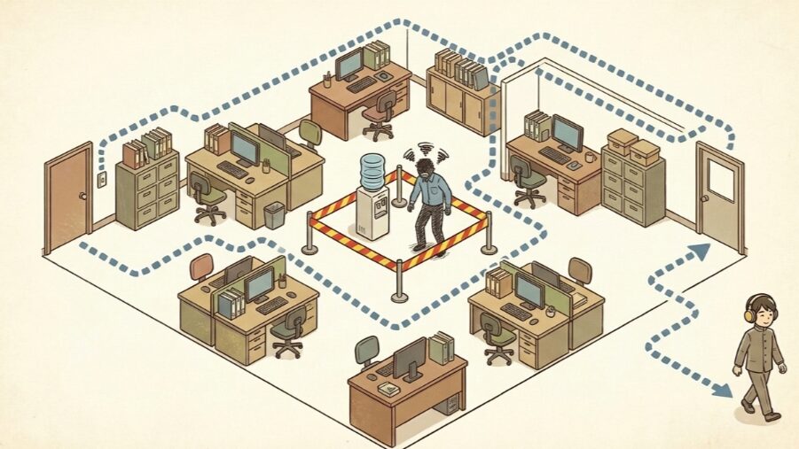 物理的な距離を置いて関わりを減らす方法