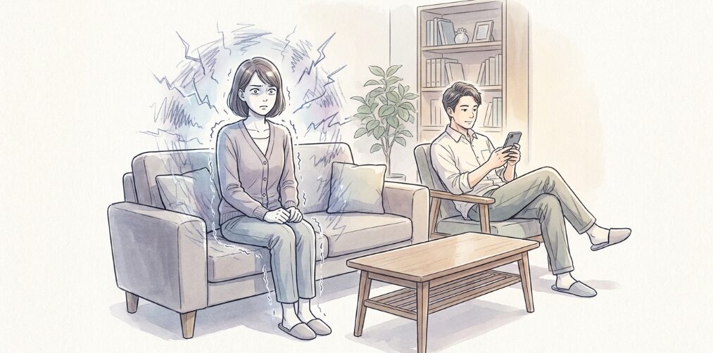 夫がいるとくつろげない時の対処法を知る前に