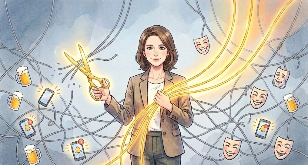 人間関係を整理して自分の時間を優先する決断