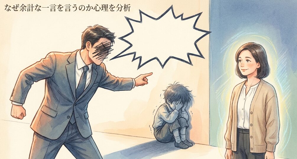 職場で余計なことを言う人の対処法と心理