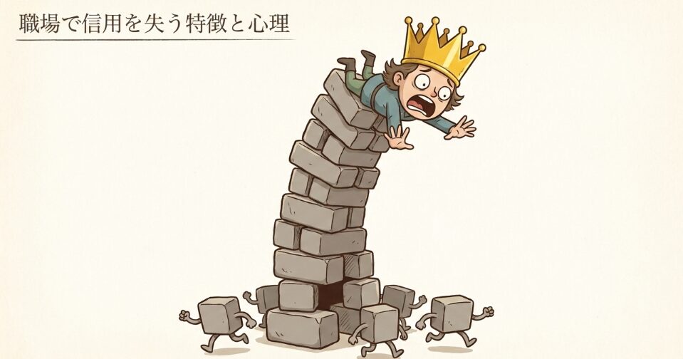 職場で信用を失う特徴と心理