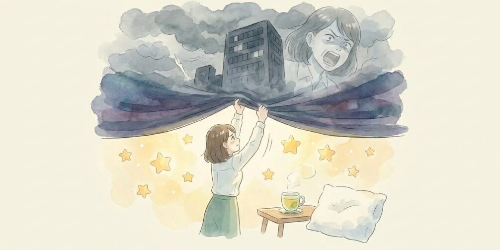 ストレスで眠れない夜の乗り越え方