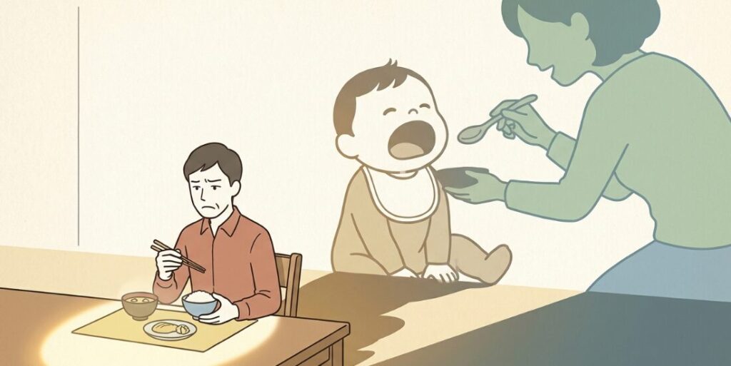 味が薄いと不満を漏らす夫の家庭環境