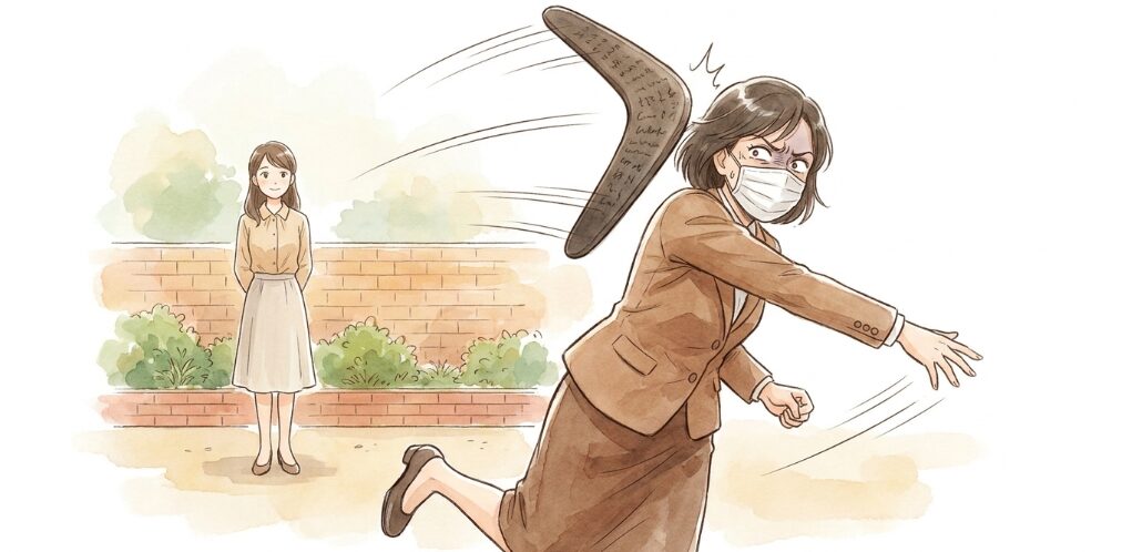 焦った相手が勝手に自滅していく過程の観察