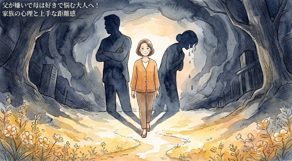 父が嫌いで母は好き