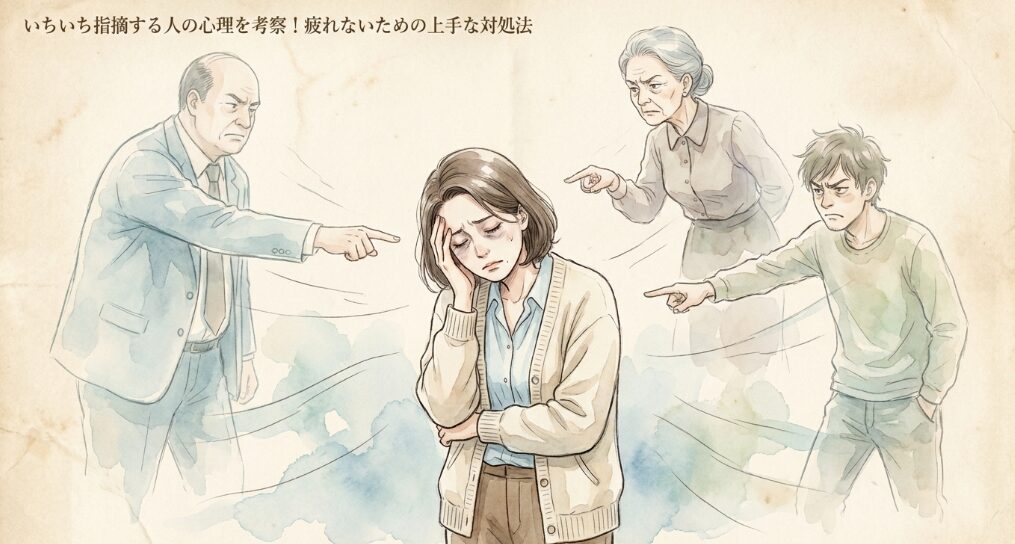 いちいち指摘する人の心理