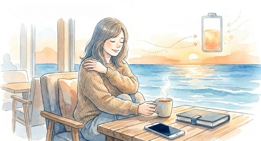 まずは自分の心と体を労る時間を作る