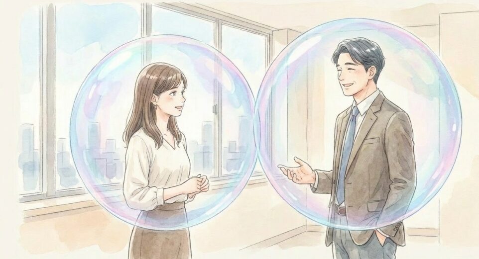 心理的パーショナルスペースの意識
