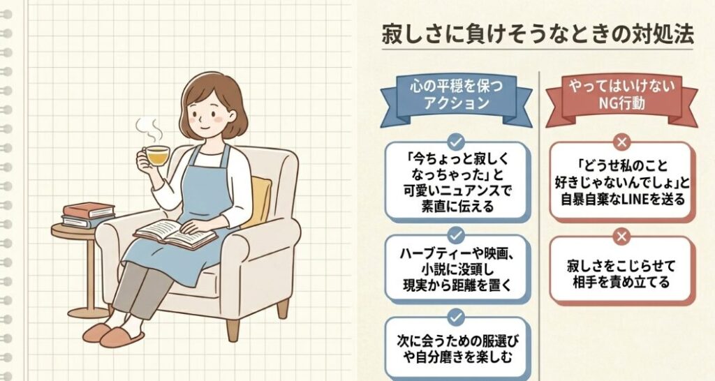寂しさに負けそうなときの対処法