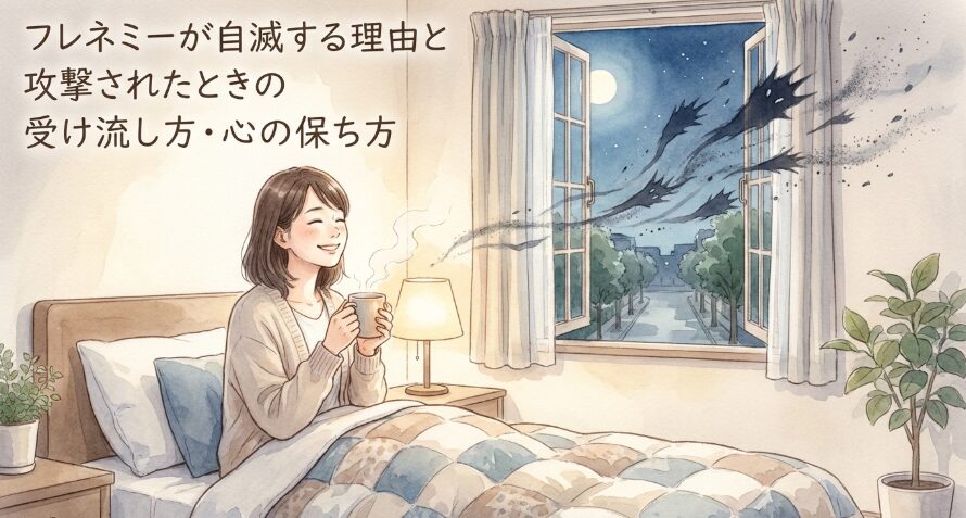 フレネミーが自滅する理由と攻撃されたときの受け流し方・心の保ち方