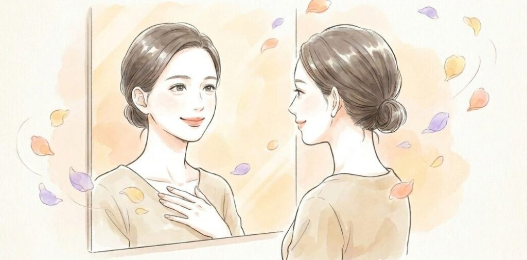 他人から見た自分の顔を愛するための心の持ち方