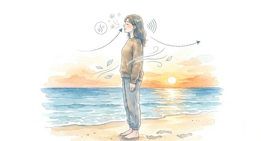 深呼吸で五感を心地よく刺激する