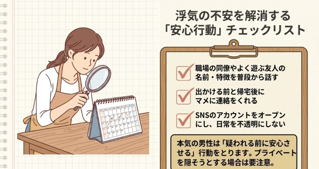 浮気の心配や不安を解消する方法