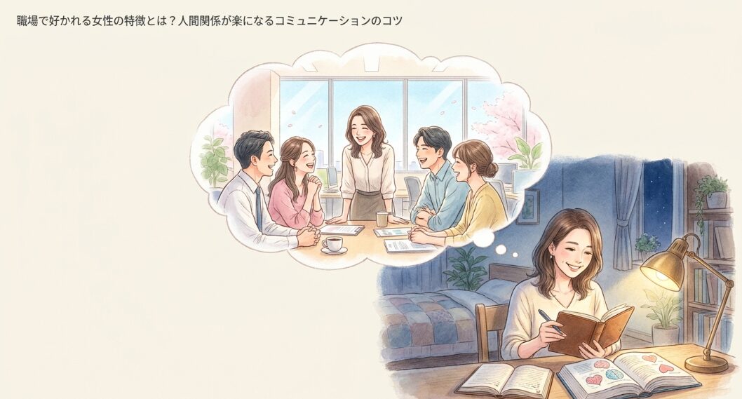 職場で好かれる女性の特徴