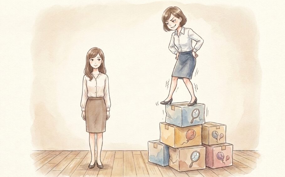 劣等感を隠して優位に立ちたい