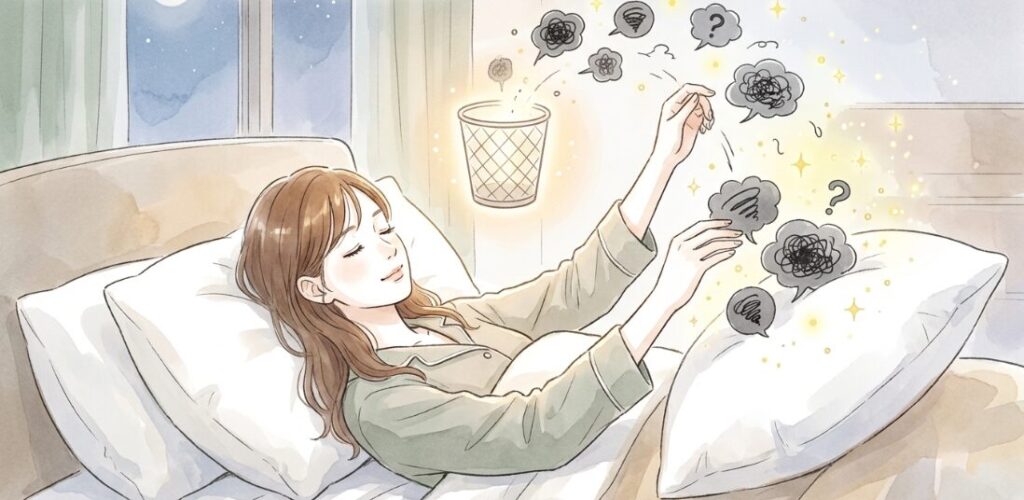 強いストレスによる不眠を解消する思考の断捨離
