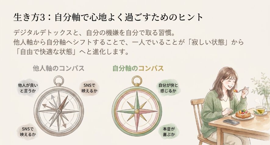 自分軸で心地よく過ごすためのヒント