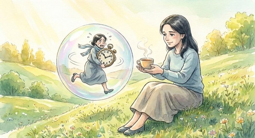 時間に追われる焦りを受け入れる方法