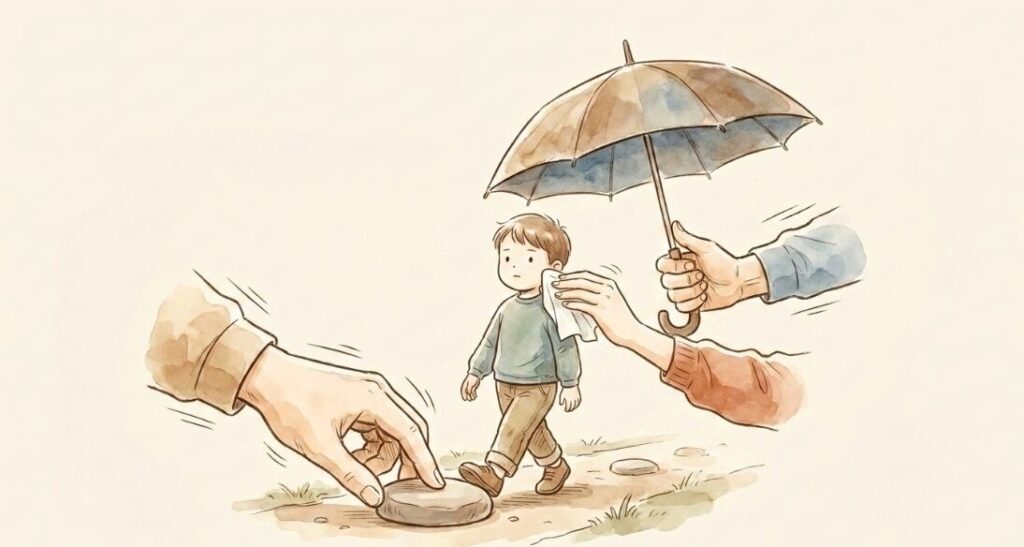 先回りして動きすぎる家庭環境で受け身になった