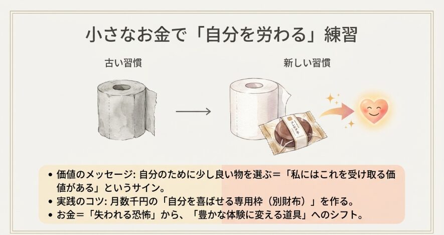 自分を最優先に労わる小さなお金の使い方