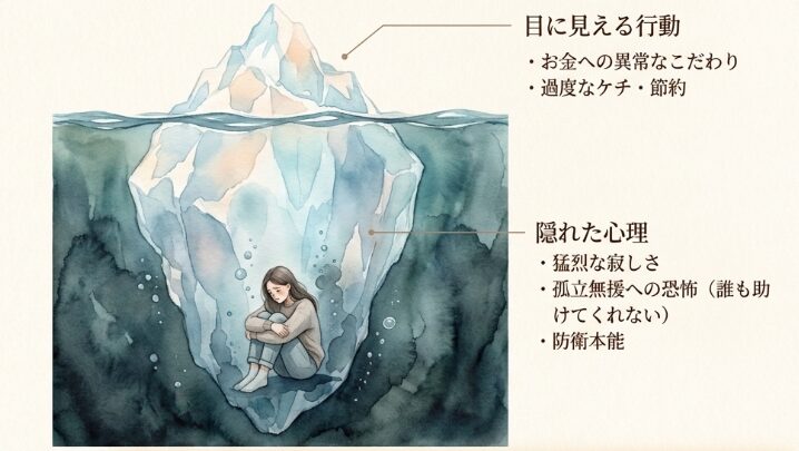 お金への執着が強まる背景にある不安と孤独感