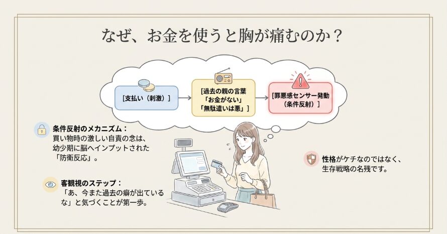 お金を使うことに罪悪感を覚えてしまう理由